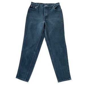 Vintage Levis 551 Relaxed Fit Tapered Leg Jeans Black Made in USA Mens 16 Long